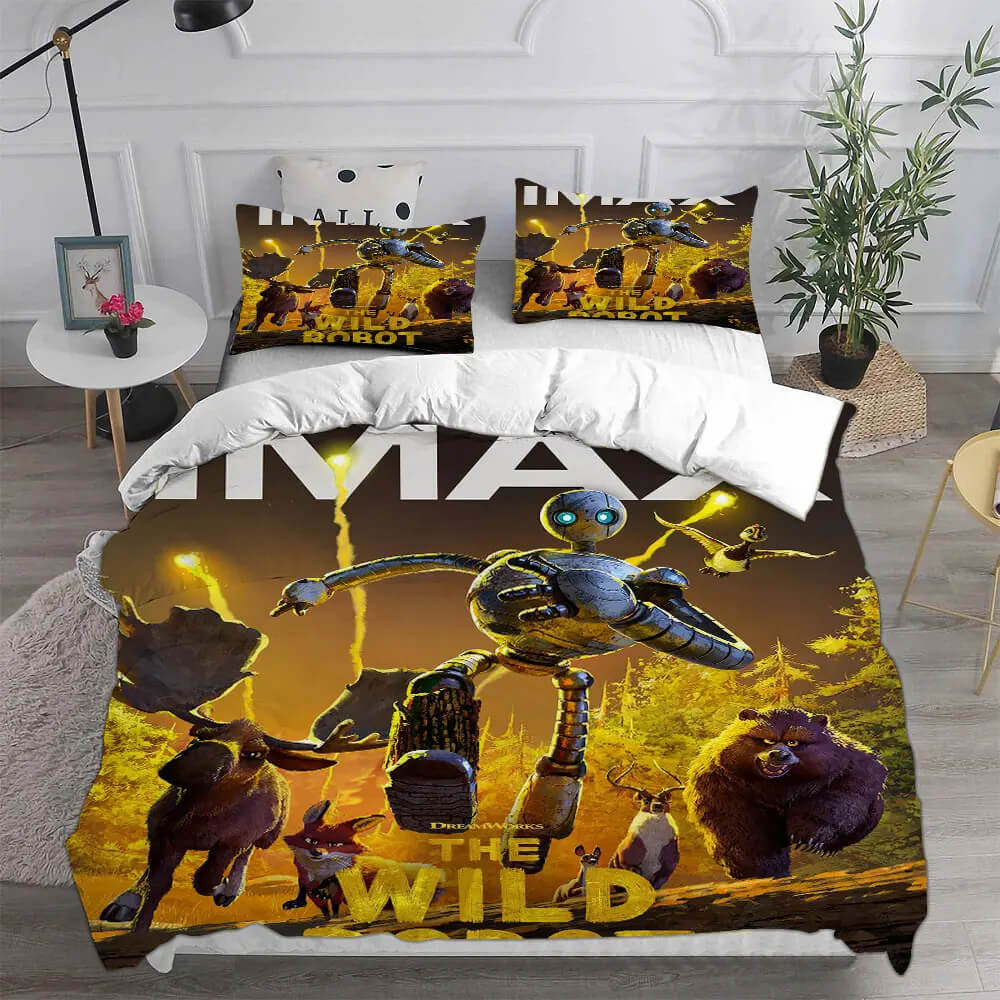 The Wild Robot Bedding Set for Teen Bedroom