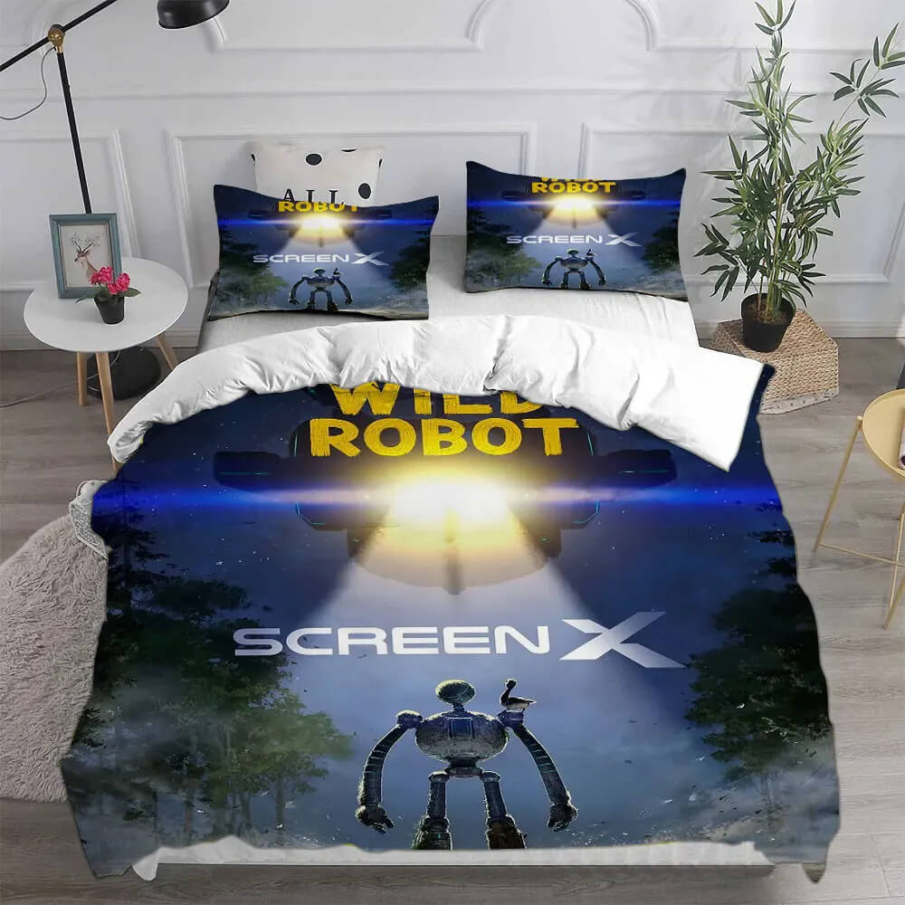 The Wild Robot Quilt Cover 3D Bedding Set