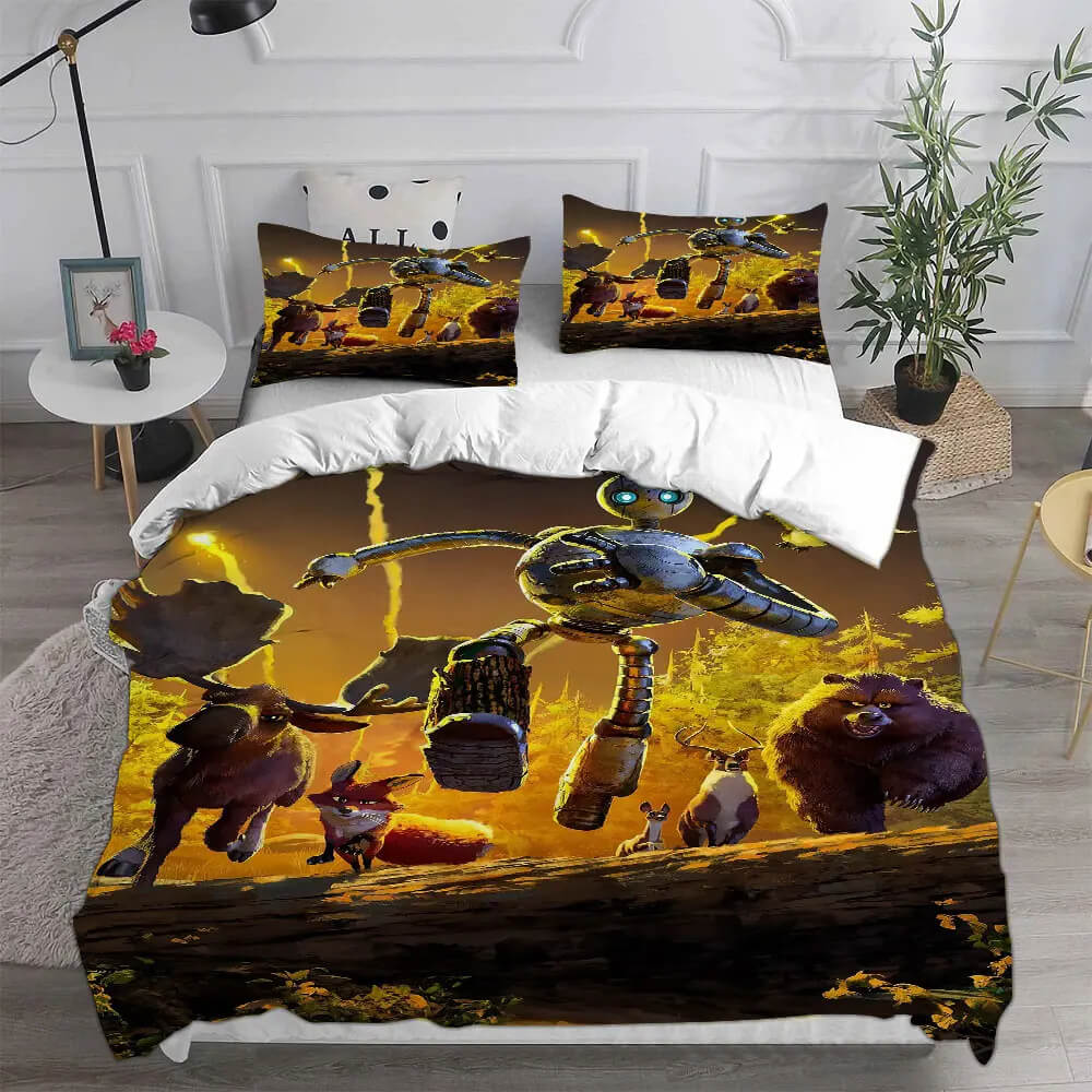 The Wild Robot Bedding for Kids Bedroom
