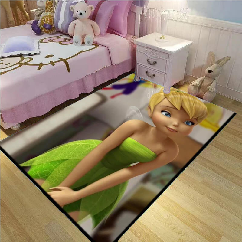 Fairy Tinker Bell nursery room floor mat