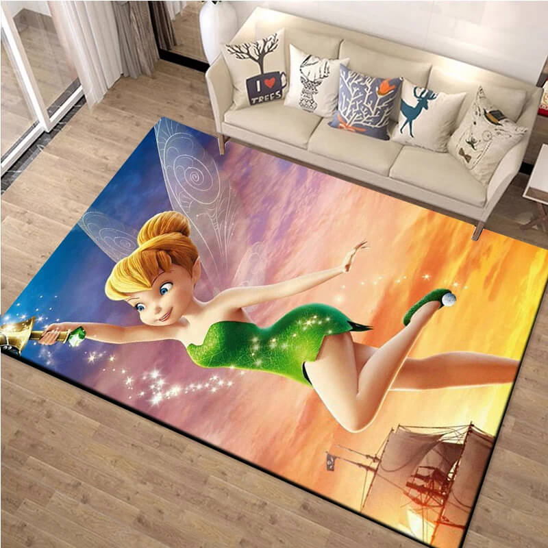 Disney Tinker Bell area rug for cozy rooms