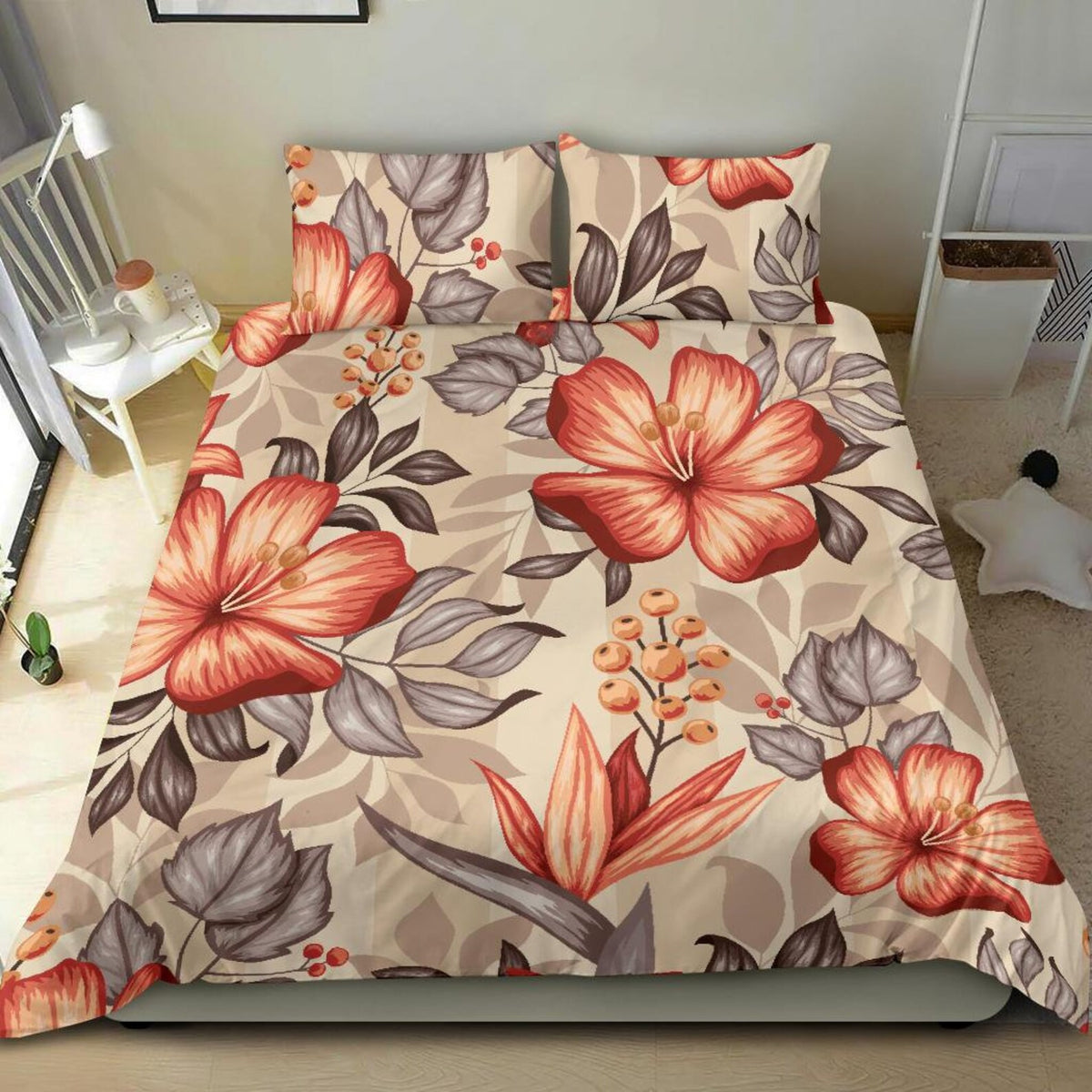 flower kids bedding