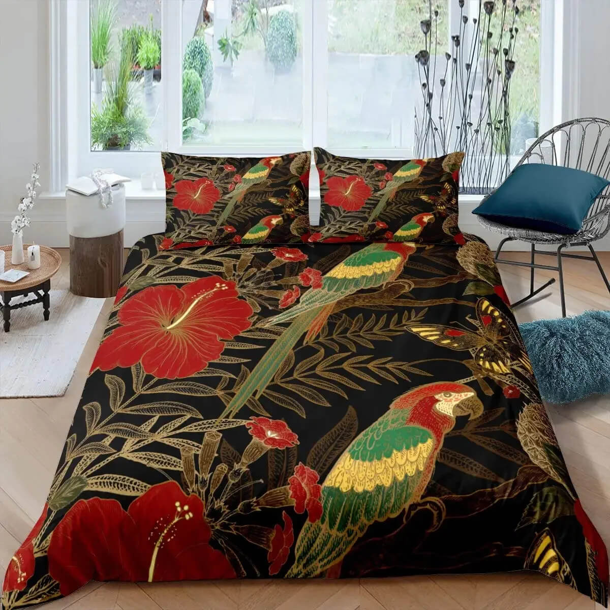 parrot kids bedding