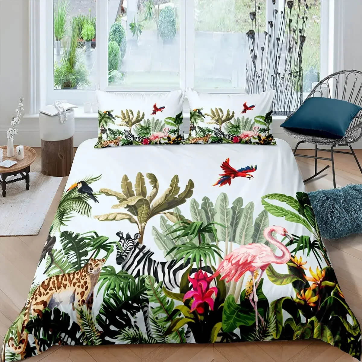 botanical bedroom decor bedding