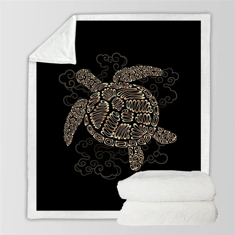 Turtles Throw Blanket My Store