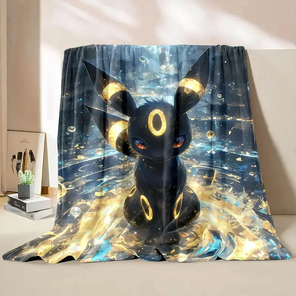 Umbreon Pokemon Throw Blanket