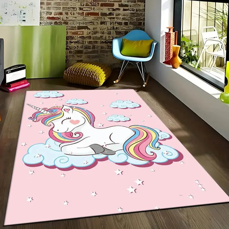 Soft home carpet rug placed in a living room with modern furniture