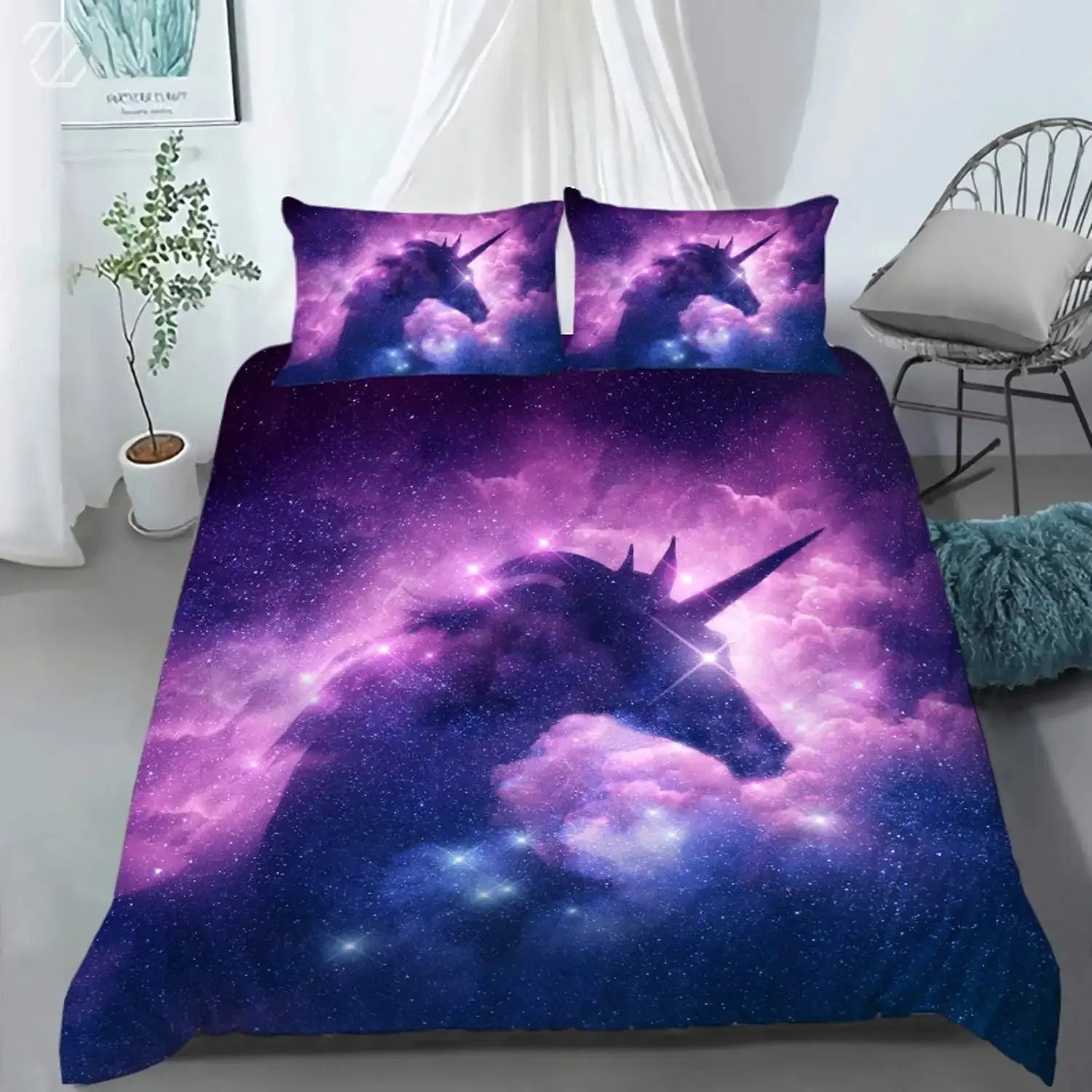 Unicorn Lightning Duvet Cover My Store