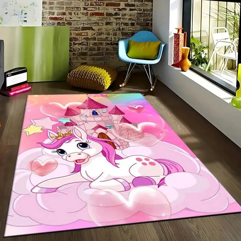 Soft home carpet rug placed in a living room with modern furniture