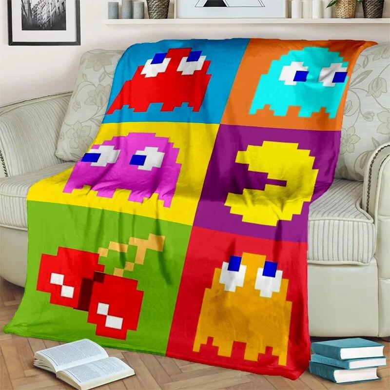 Video game throw blanket