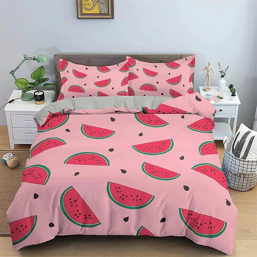 fruit duvet cover soft fabric