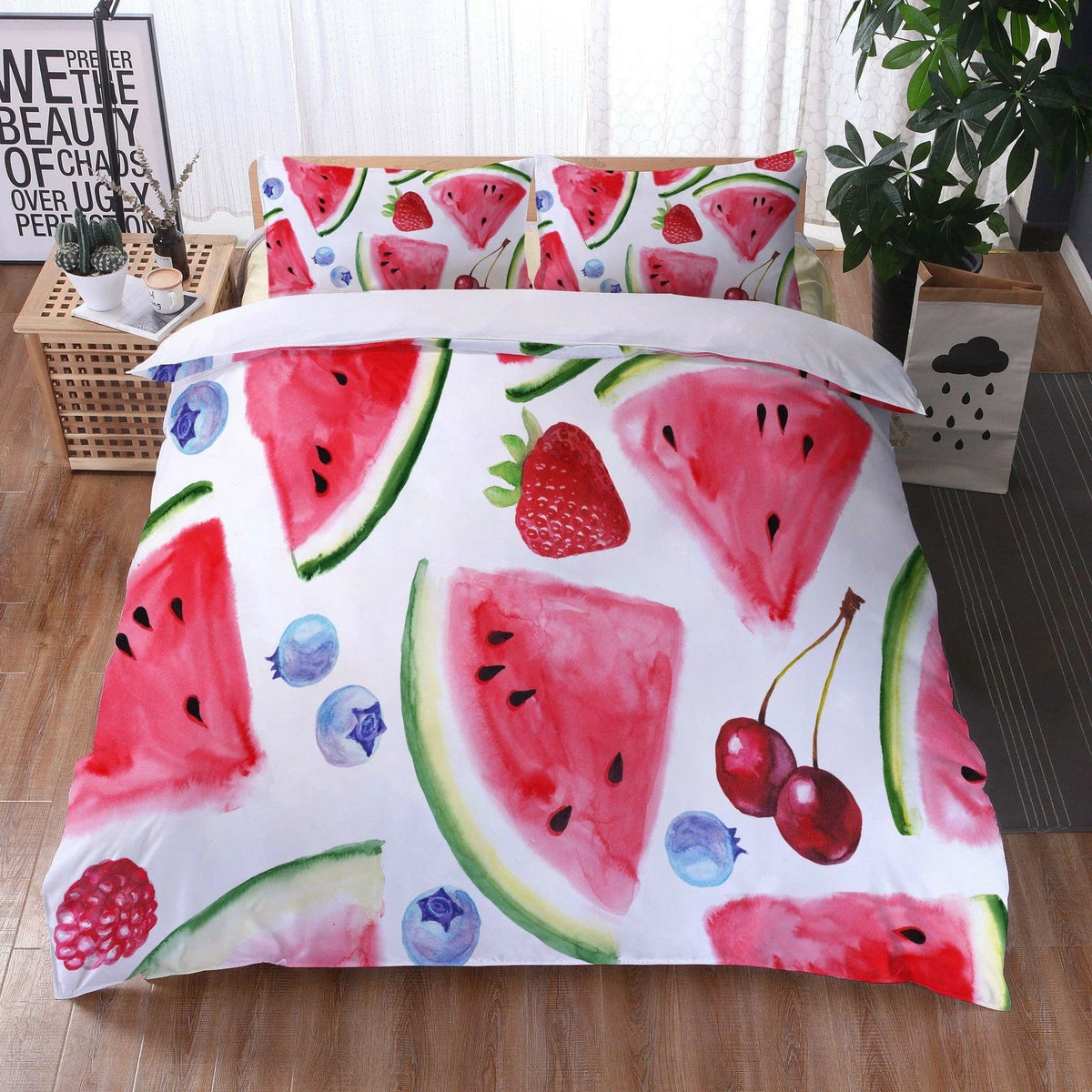 watermelon doona cover design