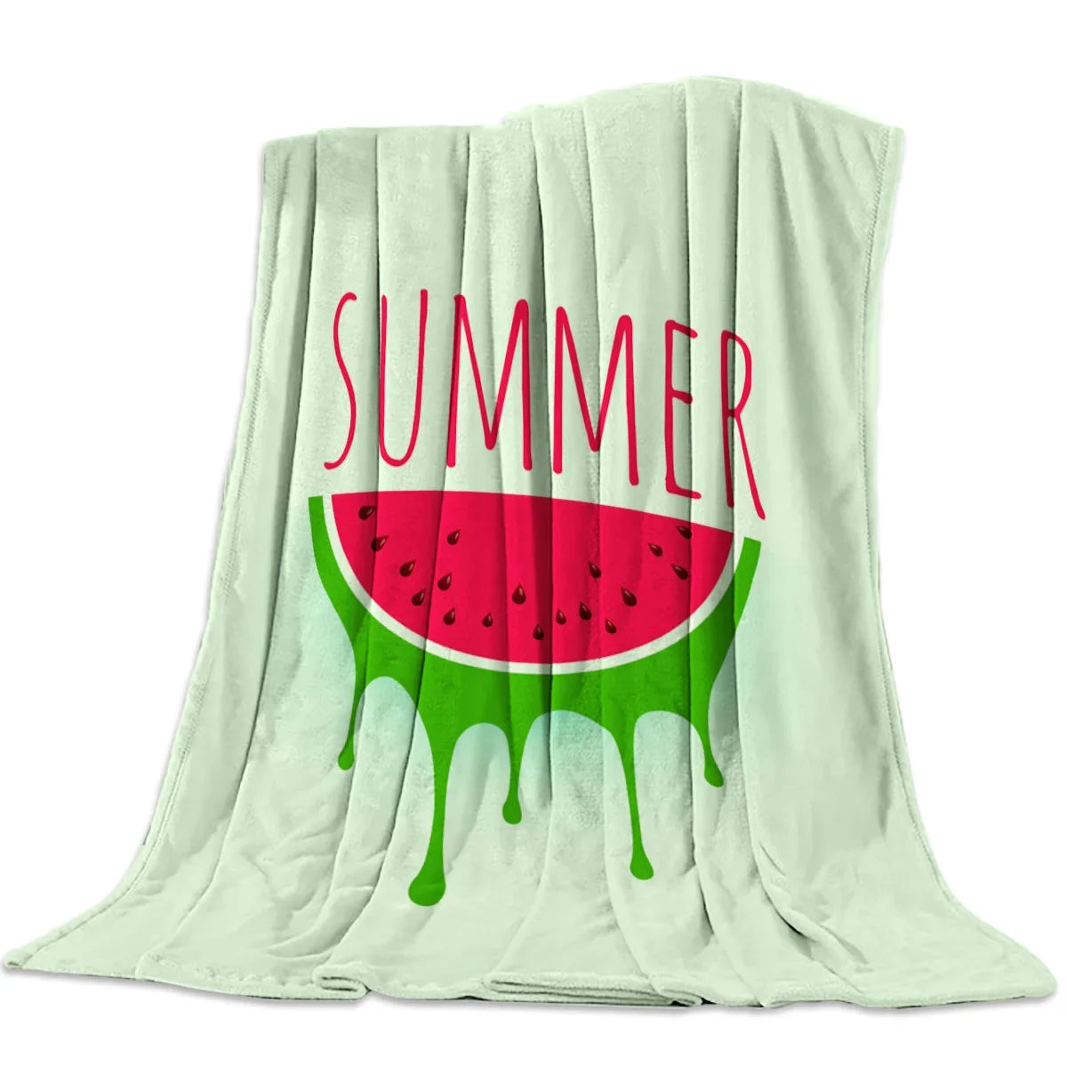 cozy fruit themed throw blanket for bed