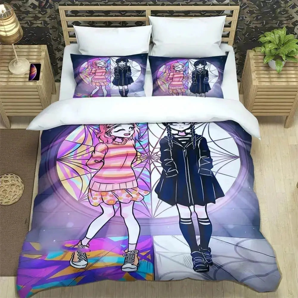 Wednesday Addams 3D Quilt Cover