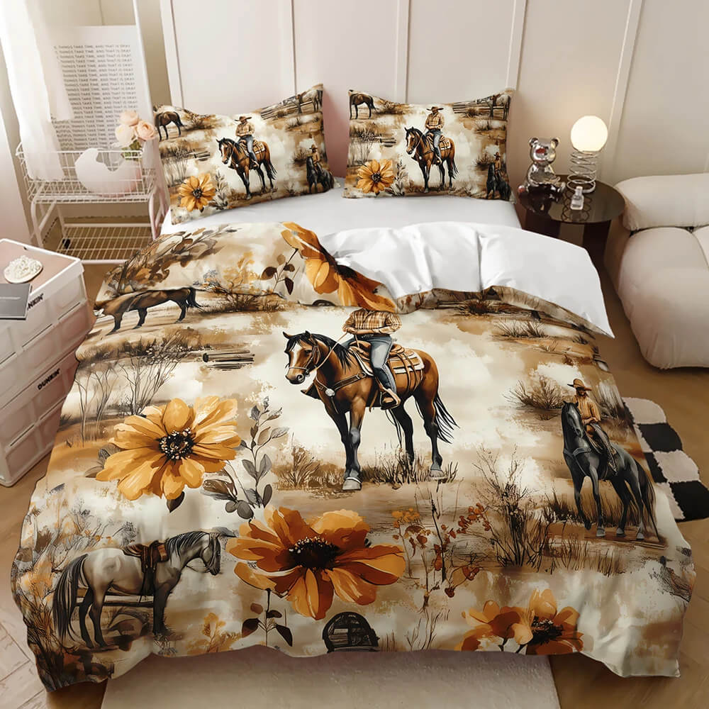 Western ranch bedroom decor