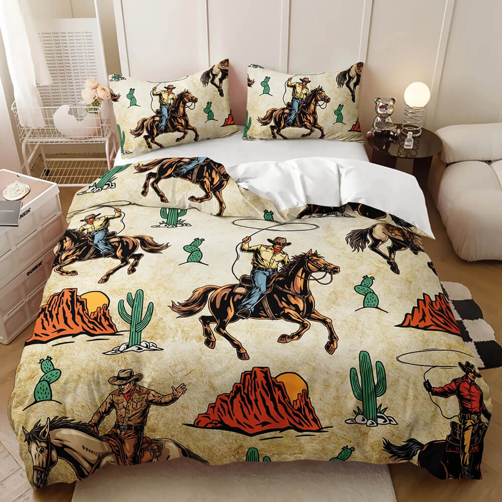 Western cowboy bedding set