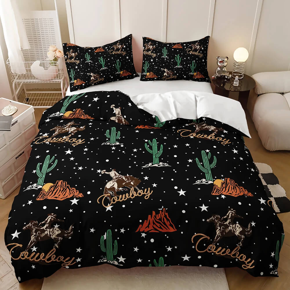 Western horse themed bedding