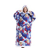 White Eagle Long Hoodie Blanket
