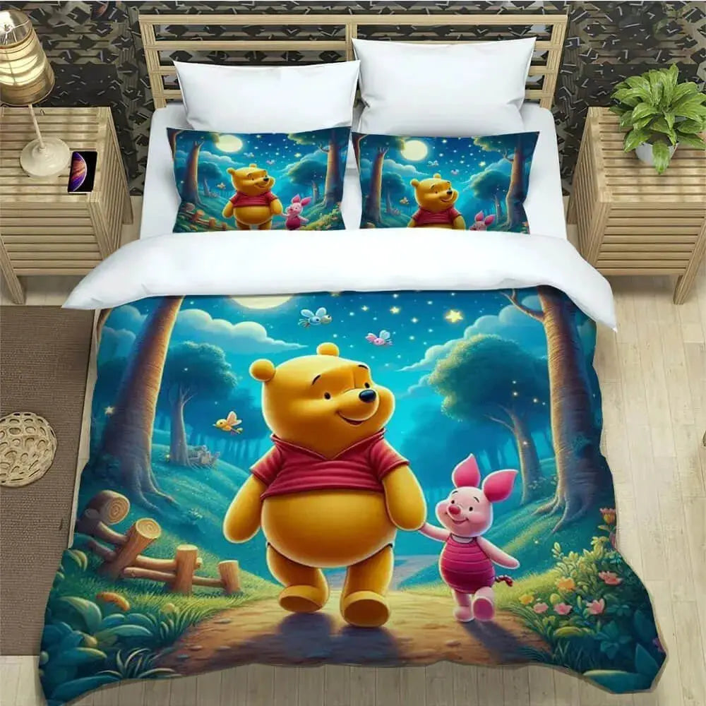 Winnie the Pooh Cartoon Duvet Cover