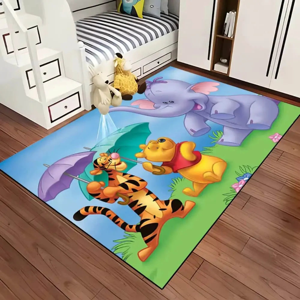 3D Winnie The Pooh & Tigger Kids Rug