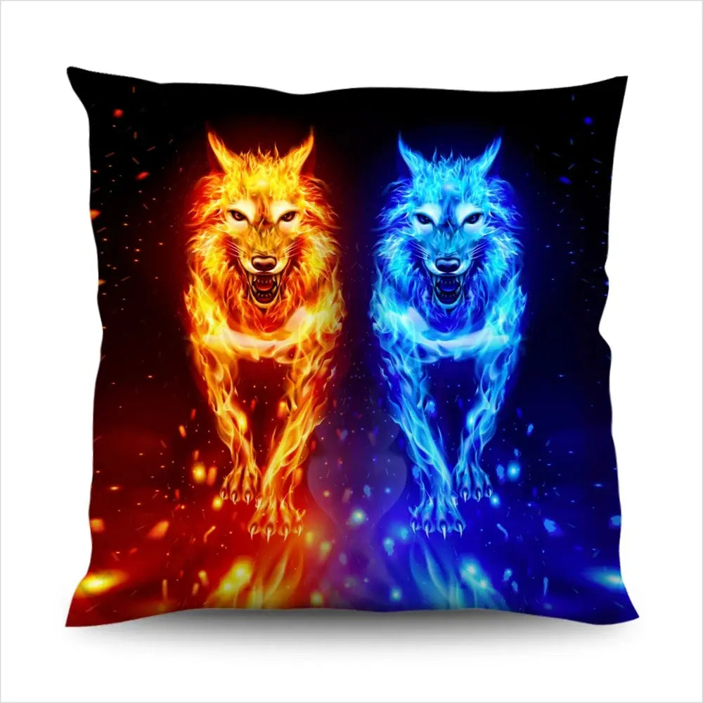 Wolf Cushion Cover My Store