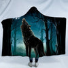 Wolf Hooded Blanket My Store