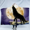 Wolf Hooded Blanket My Store