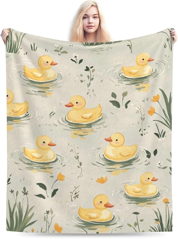 soft cozy duck blanket perfect for everyday use