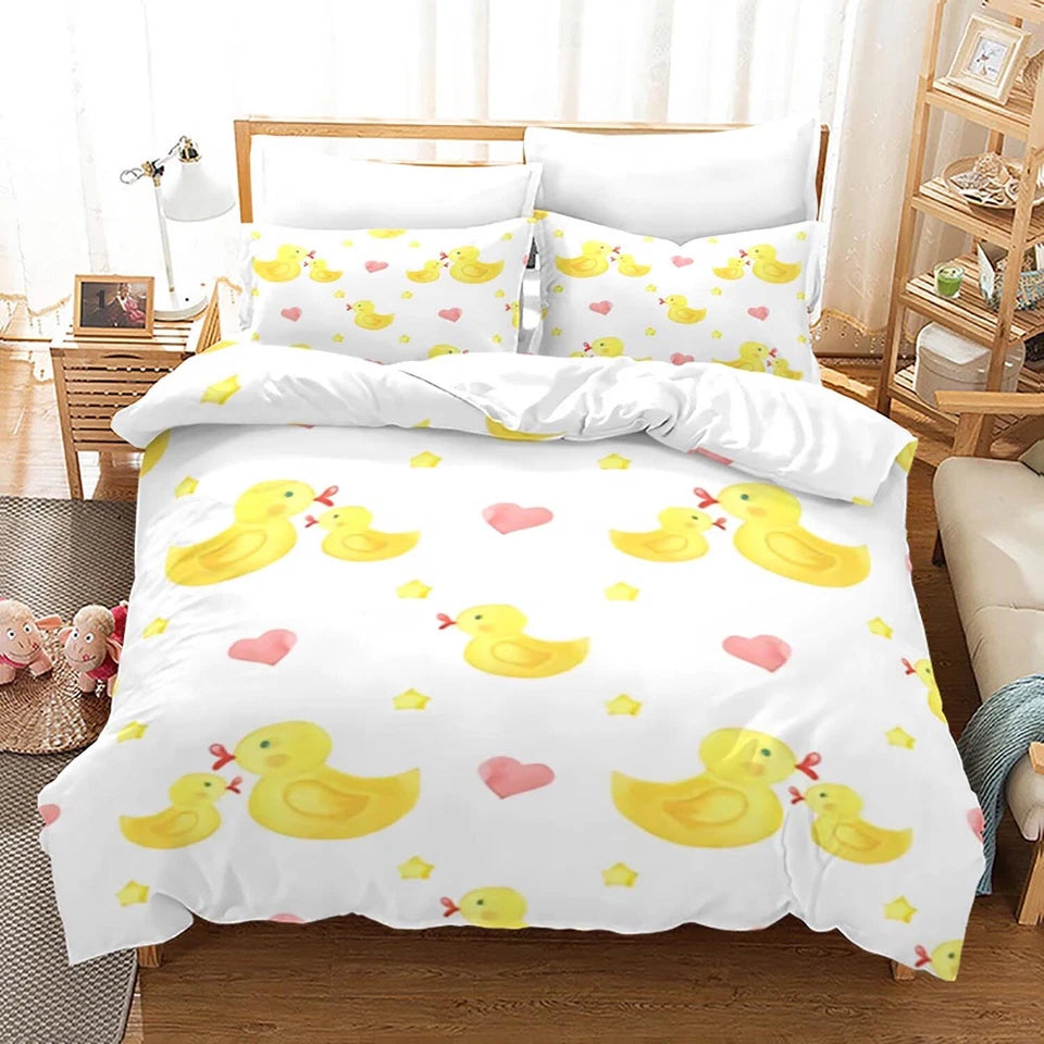 duck themed bedding set