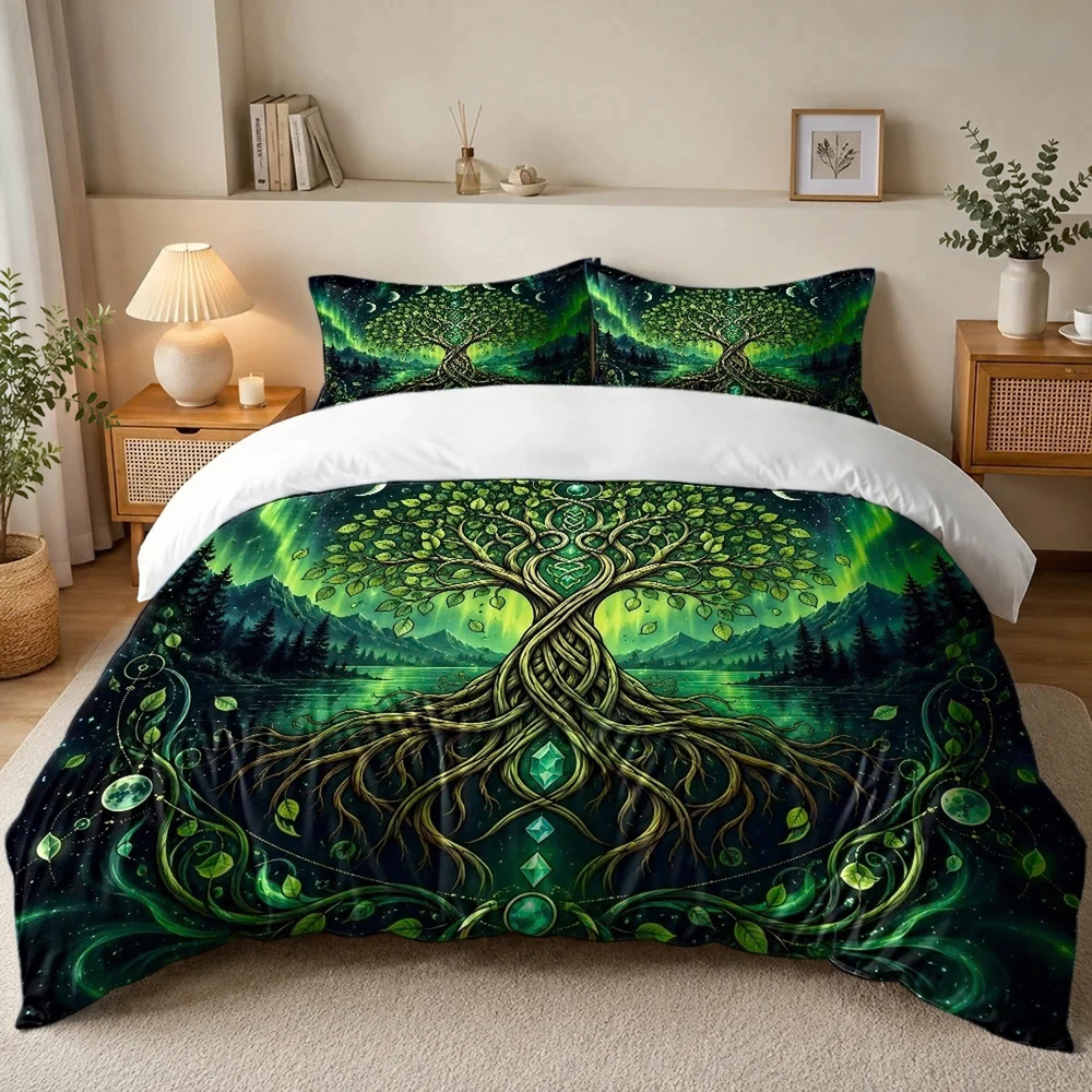 nordic mythology tree of life bedding