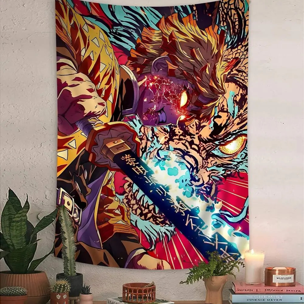 Zenitsu Moonlight Tapestry for Bedroom Decor

Calm Zenitsu Anime Wall Hanging

Demon Slayer Night Scene Wall Art

Zenitsu Emotional Scene Fabric Print

Cozy Anime Tapestry for Subtle Interiors