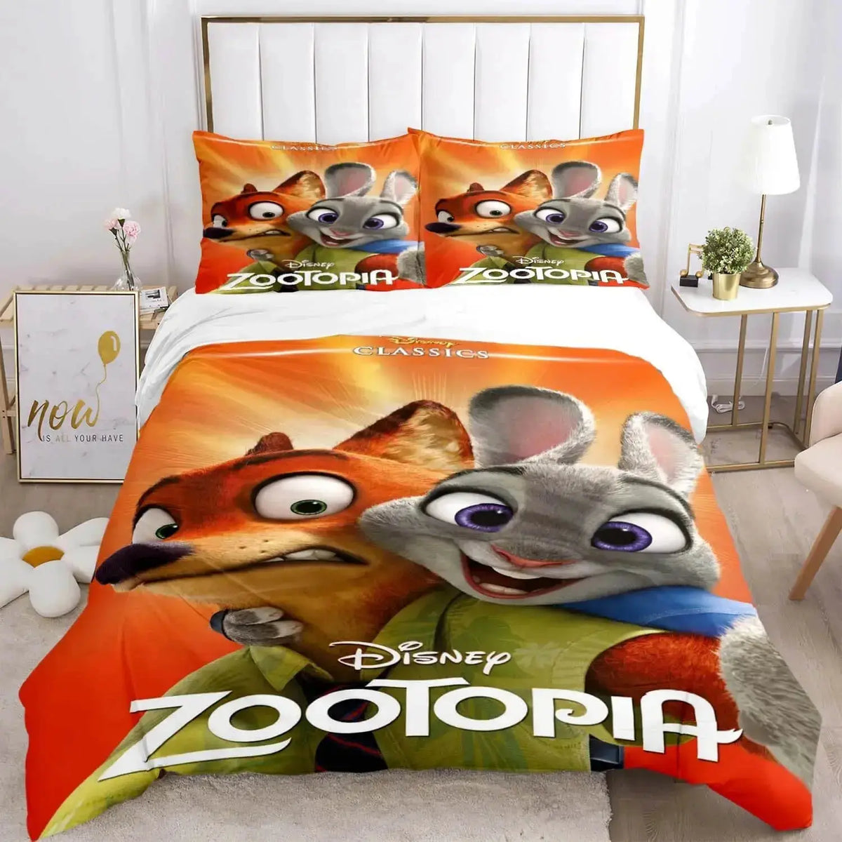 Zootopia Nick Wilde & Finnick Kids Doona Cover Zirconic