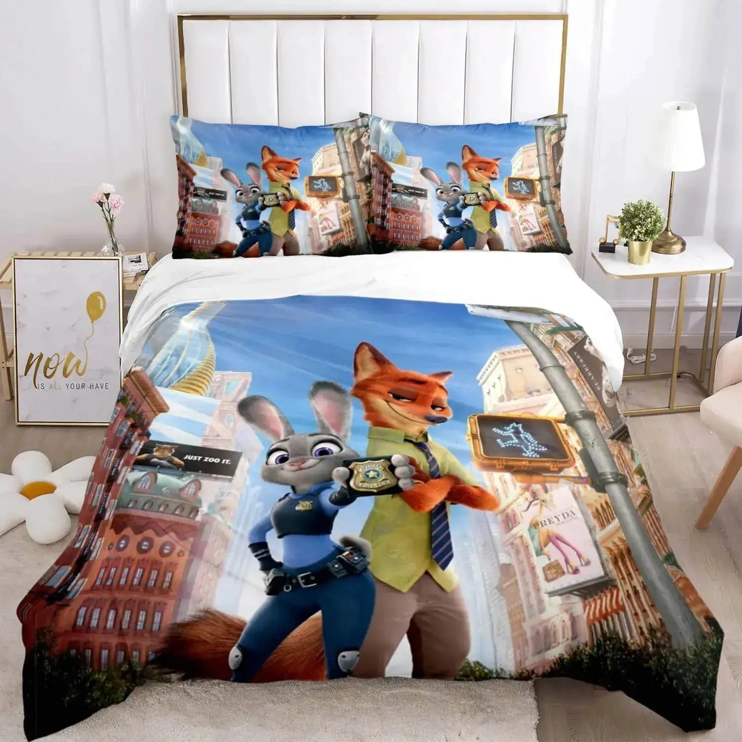 Zootopia Judy Hopps & Nick Wilde Bedding Cover Set Zirconic