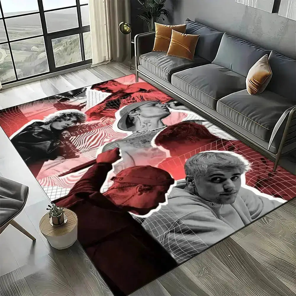 Justin Bieber Kids Rug Zirconic