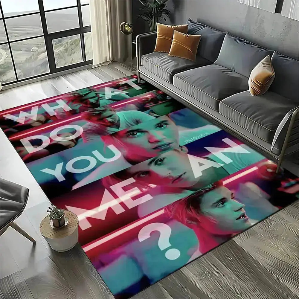 Justin Bieber Drew Rug Zirconic