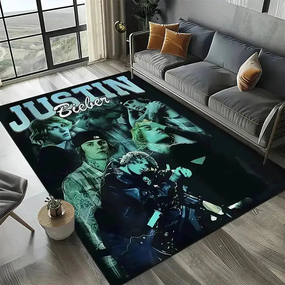 Justin Bieber Lounge Rug Zirconic