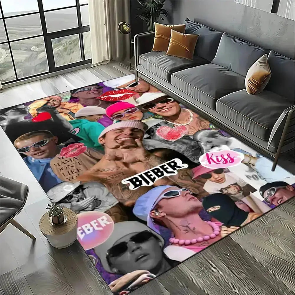 Justin Bieber Rug Zirconic