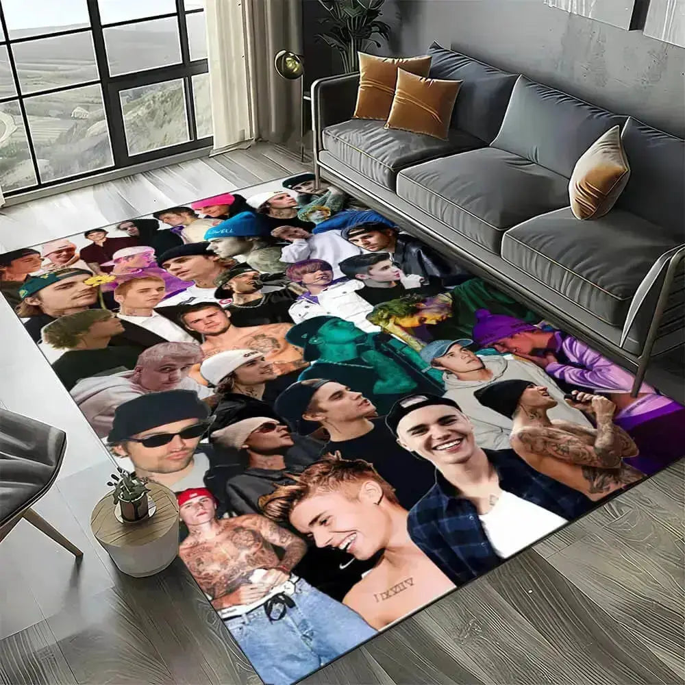 Justin Bieber Floor Mat Zirconic