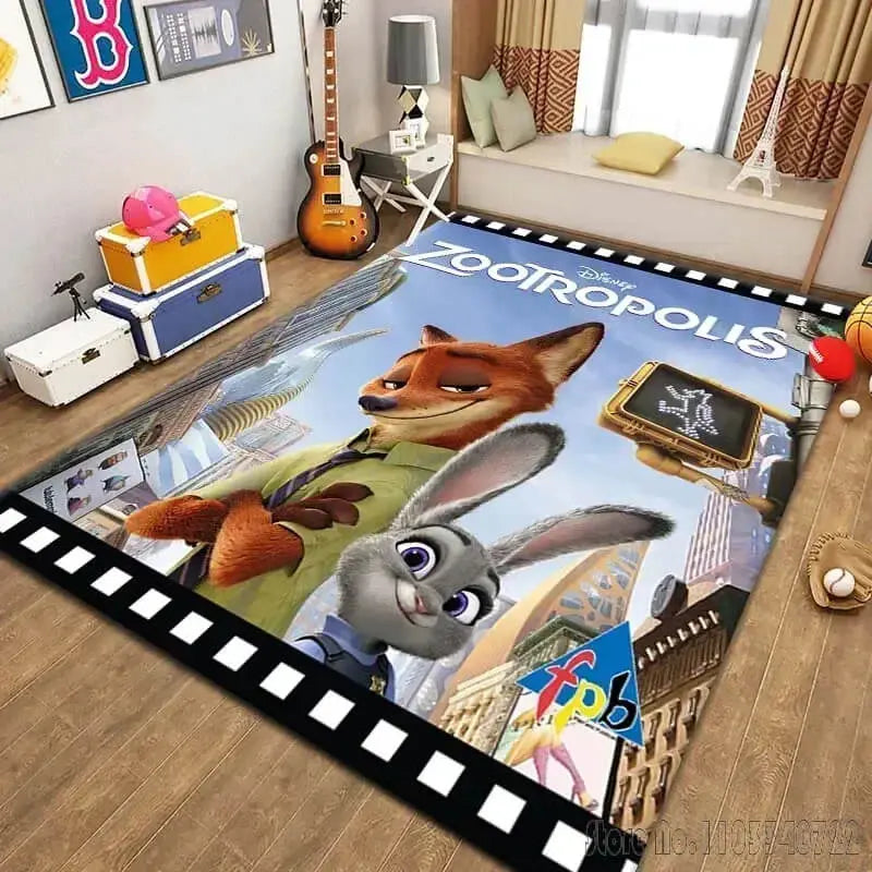 Zootopia Nick Wilde Kids Carpet Zirconic
