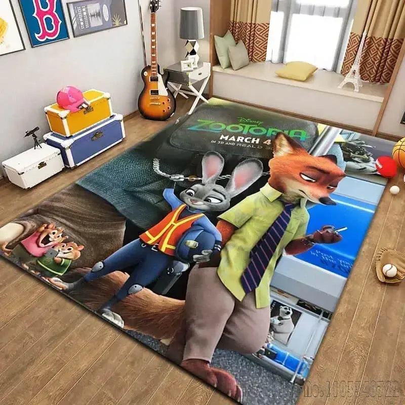 Zootopia Bonnie & Stu Hopps Kids Mat Zirconic