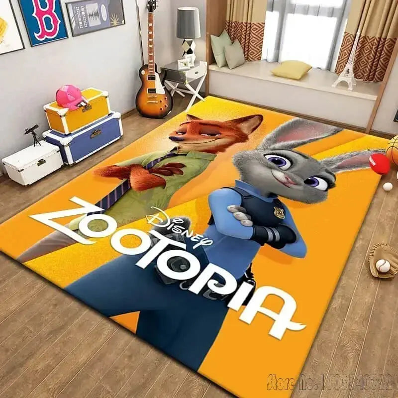 Zootopia Judy Hopps & Nick Wilde Kids Carpet Zirconic