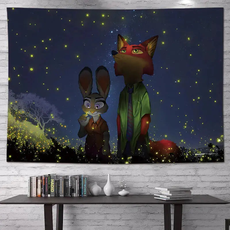 Zootopia Kids Tapestry Zirconic