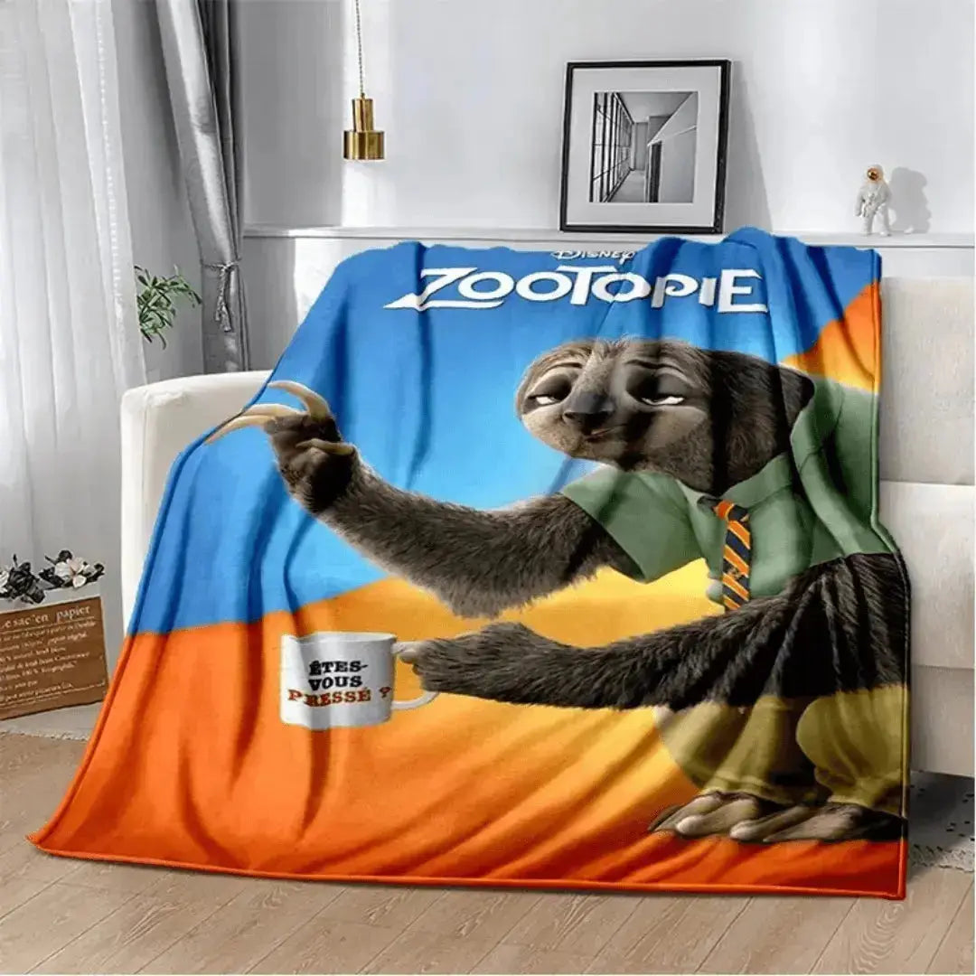 Zootopia Badger Doctor Kids Fleece Throw Blanket Zirconic