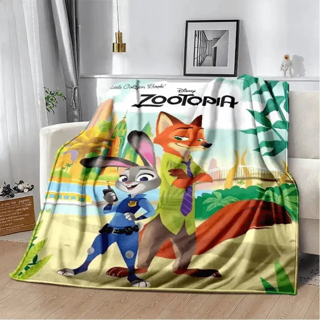 3D Zootopia Kids Throw Blanket Zirconic