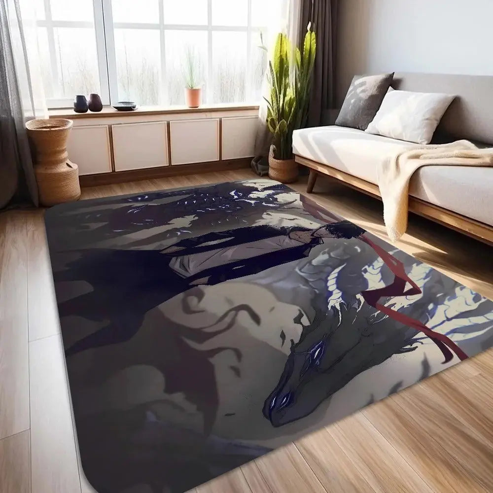 Anime carpet Solo Leveling modern home decor rug