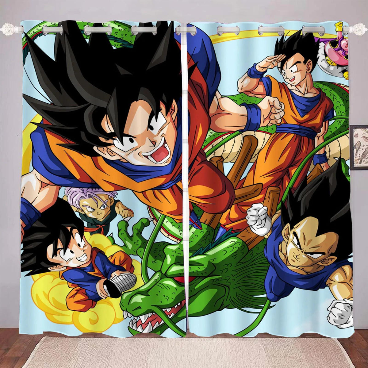 cartoon anime curtains