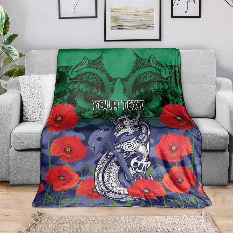 Custom New Zealand Warriors Rugby Premium NRL Blanket – Soft Flannel Throw, Cozy Rugby League Blanket, Personalized Warriors Supporters Gift & Warm Bedding Decor
