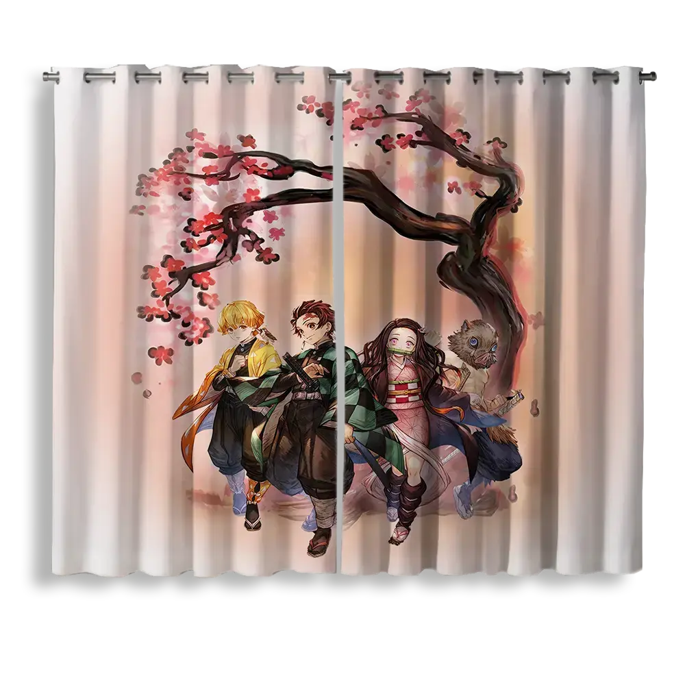 Demon Slayer Blackout Curtain