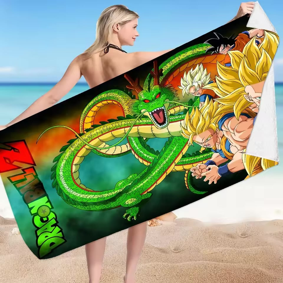 dragon ball z gym towel