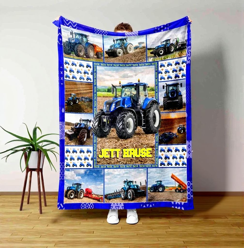 farm themed kids blanket